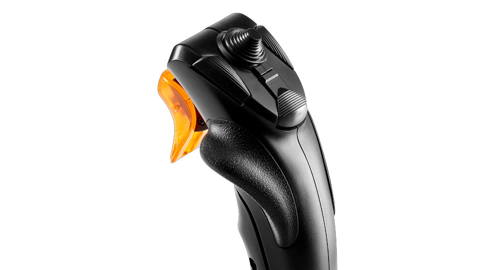Kontroler THRUSTMASTER T16000M Space Sim Czarno-pomarańczowy (PC) komfort wymienne elementy