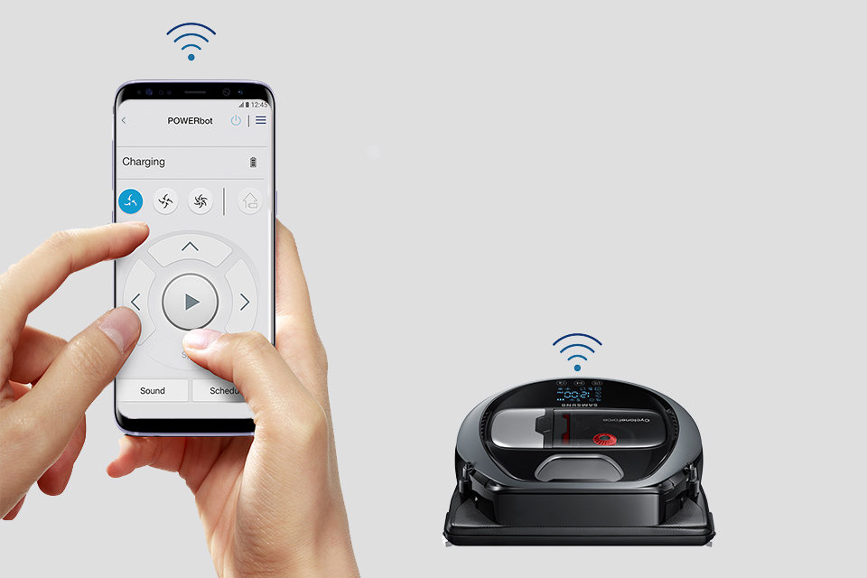 Samsung Zdalne sterowanie z wykorzystaniem aplikacji. Sterowanie Wi-Fi*