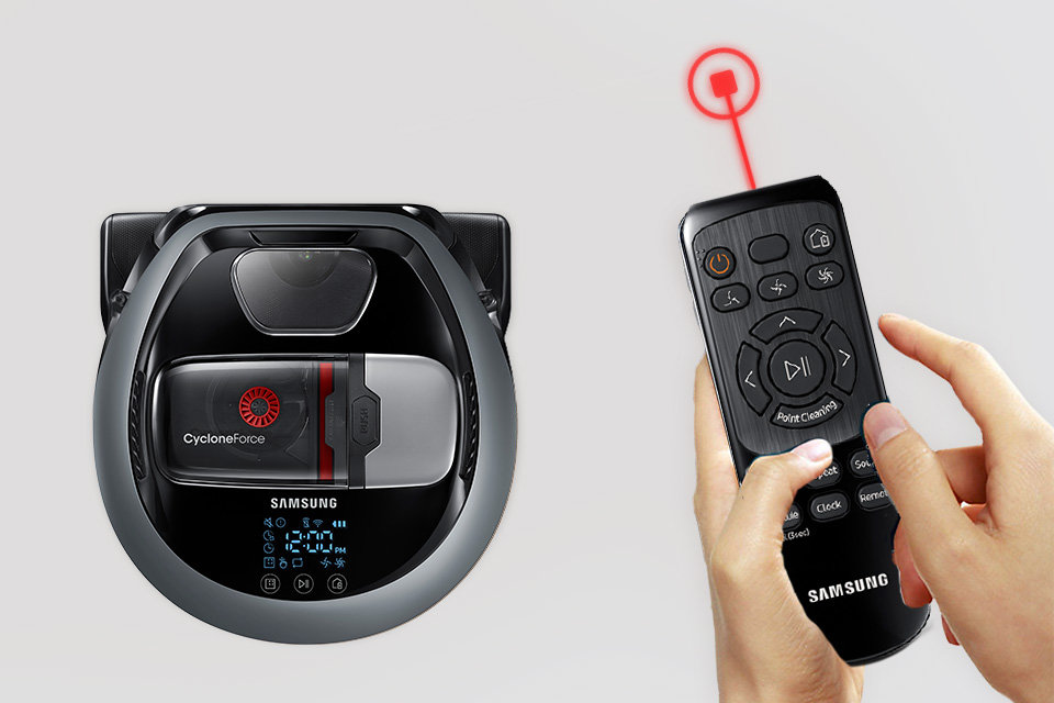 Samsung Wskaż miejsce czyszczenia. Point Cleaning™