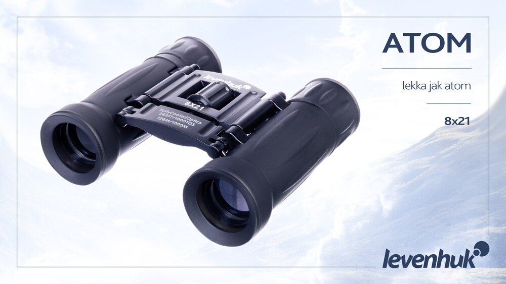 Lornetka LEVENHUK Atom 8x21   kv lifestyle początek opisu sekcja nagłówkowa