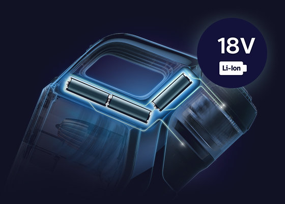 Philips Wydajny akumulator. Do 45 minut na jednym ładowaniu*