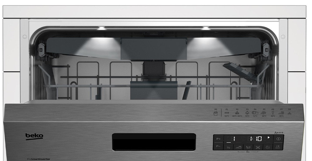 Zmywarka BEKO DSN28430X - Oświetlenie wnętrza