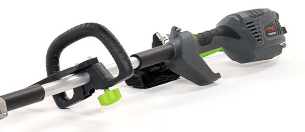 Kosa elektryczna NAC PHCBE90-CH + nożyce do żywopłotu + piła silnik moc 900 W predkosc do 5670 obr/min pasek na ramie skladany wal napedowy