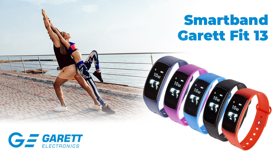 Smartband GARETT Fit 13 kolor tarcza pasek