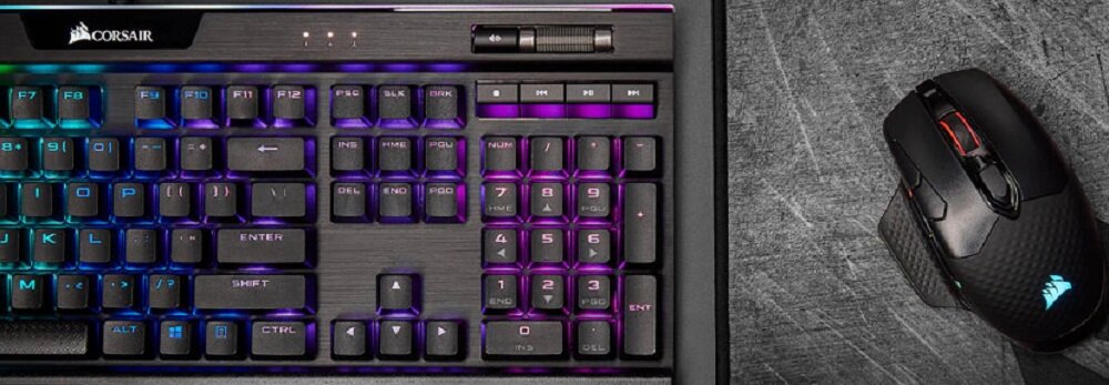 Mysz CORSAIR Dark Core RGB - Wyprofilowany kształt