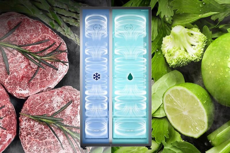 Samsung Dłuższa świeżość produktów. Twin Cooling Plus™ Samsung Dłuższa świeżość produktów. Twin Cooling Plus™