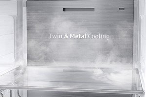 Samsung Stabilna temperatura wewnątrz. Metal Cooling Samsung Stabilna temperatura wewnątrz. Metal Cooling