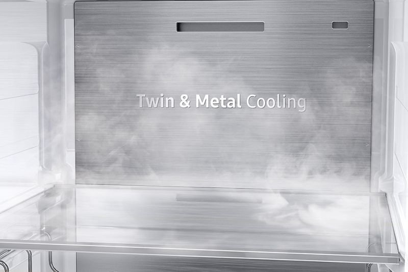Samsung Stabilna temperatura wewnątrz. Metal Cooling Samsung Stabilna temperatura wewnątrz. Metal Cooling