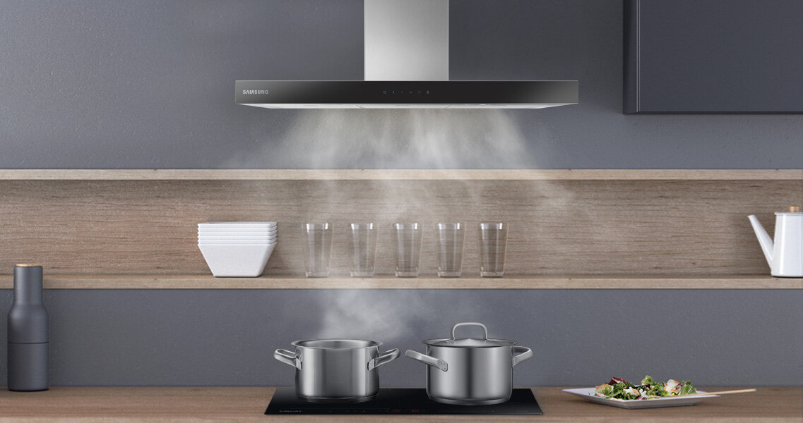 Wydajny i nowoczesny: NK36M5070BS okap kominowy: Media Expert Wydajny i nowoczesny: NK36M5070BS okap kominowy - Samsung: Media Expert