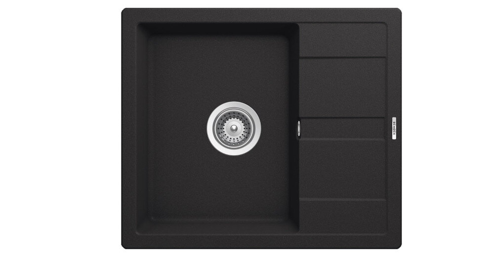 ZLEWOZMYWAK SCHOCK RONDA D-100 ALPINA trwałość design odporny na zarysowanie temperatury granit