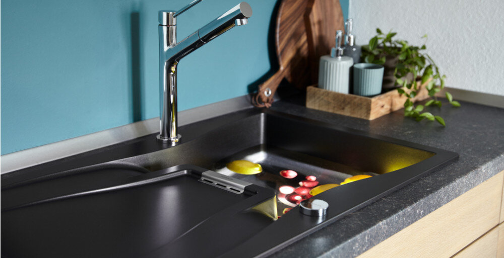 ZLEWOZMYWAK SCHOCK Waterfall D-100 ALPINA Stylowa i praktyczna kuchnia 