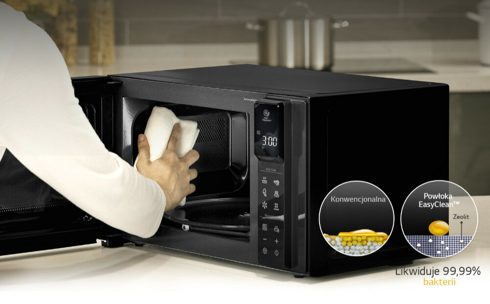 Kuchenka mikrofalowa LG MS2535GIB - Eayclean™