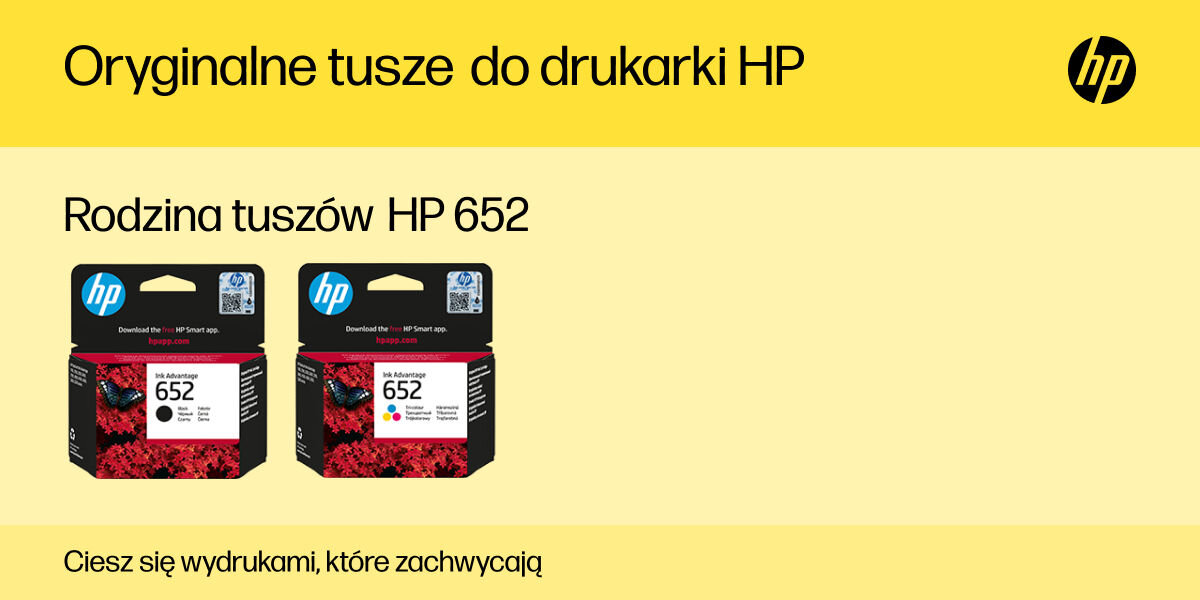 Tusz HP 652 Czarny 6 ml F6V25AE