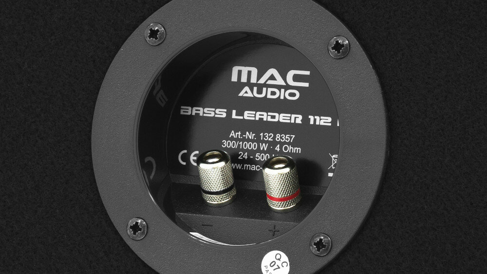 Skrzynia basowa MAC AUDIO Bassleader 112 R - wykonanie