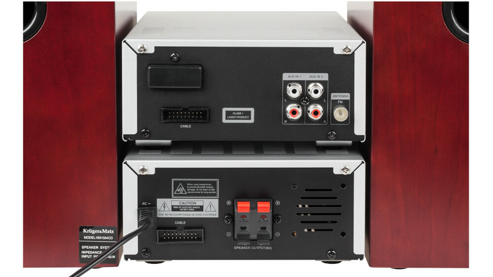 Wieża KRUGER&MATZ KM1584CD  - łączność przewodowa