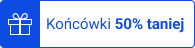 Końcówki 50% taniej