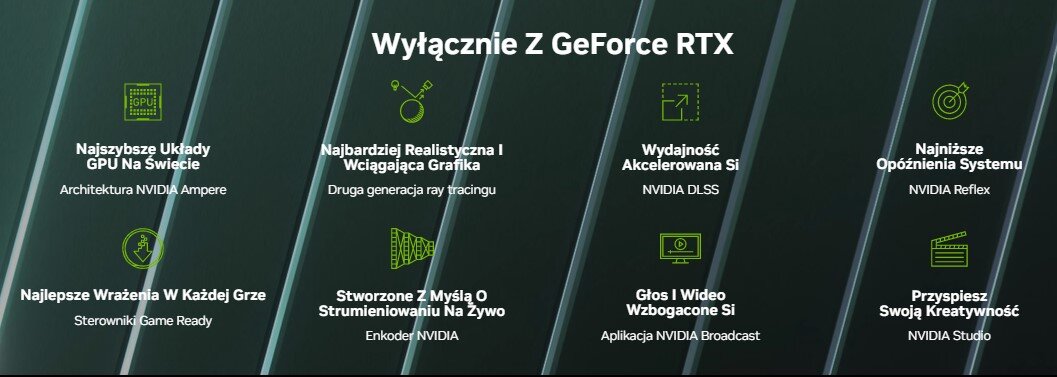 Laptopy z układami GeForce RTX 30 