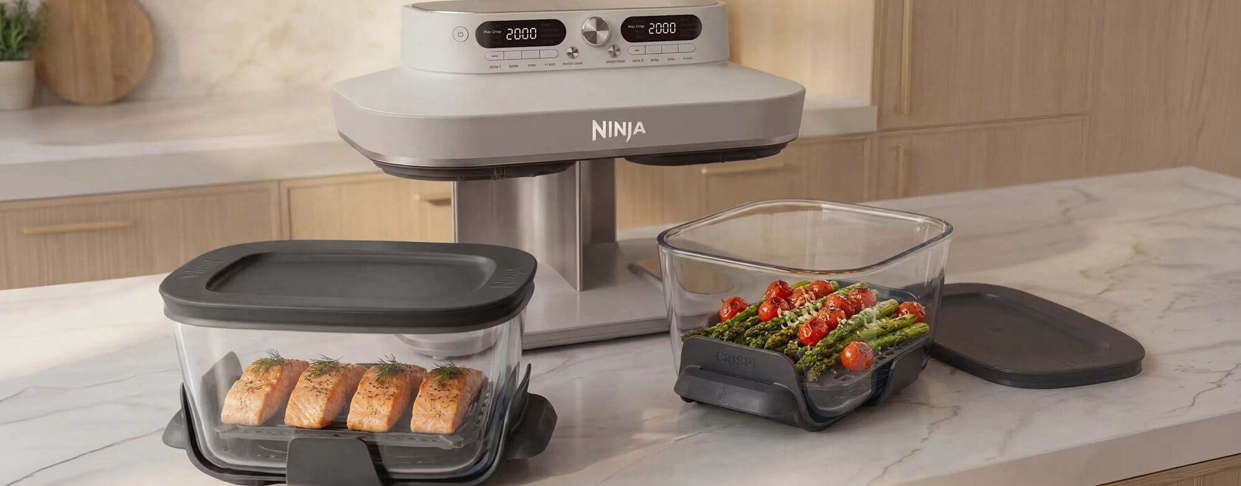 Airfryer Ninja CRISPi DualZone nie tylko do pieczenia. To urządzenie jest jak wiele sprzętów w jednym Airfryer Ninja