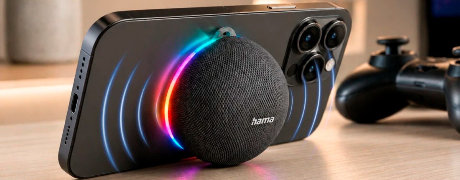Mały głośnik, magnetyczny uchwyt i muzyka zawsze pod ręką. Hama MagBuddy łączy dwie funkcje Przyczepiasz go do telefonu i puszczasz muzykę. Hama MagBuddy ma pomysł na codzienne korzystanie ze smartfona