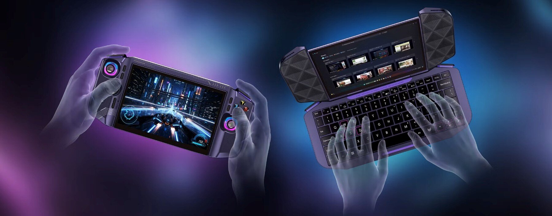 Acer Project DualPlay Mini to konsola i laptop w jednym. Ten pomysł naprawdę ma sens Acer schował laptopa w konsoli przenośnej. Tego sprzętu trudno nie chcieć