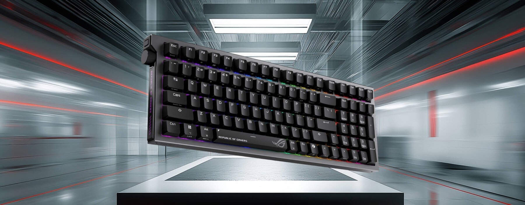ASUS ROG Strix Morph 96 Wireless to klawiatura dla tych, którzy lubią mieć wybór Ta klawiatura wygląda niepozornie, ale po chwili zaczynasz rozumieć, po co ASUS dał do niej klucz Torx