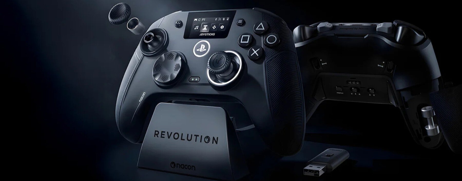 Nacon Revolution 5 Unlimited ma ekran i analogi TMR. To może być mocna alternatywa dla DualSense Ten kontroler do PS5 i PC ma własny ekran. Nacon naprawdę poszedł o krok dalej