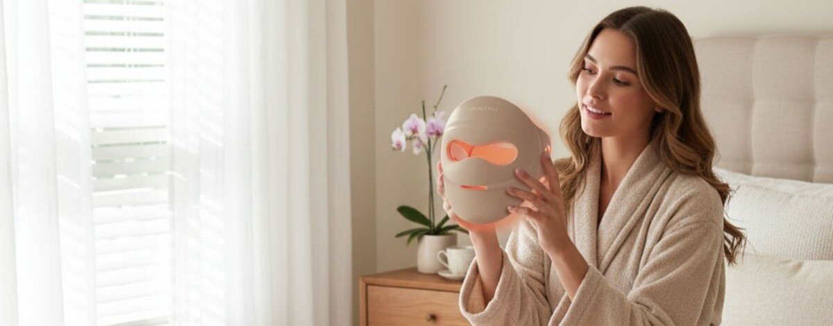 Maski LED do twarzy Beautifly – porównanie AuraSkin Pro, Aura Glam i Aura NovaSkin Pro. Który model wybrać? Fototerapia LED w domu. Którą maskę Beautifly wybrać do codziennej pielęgnacji?