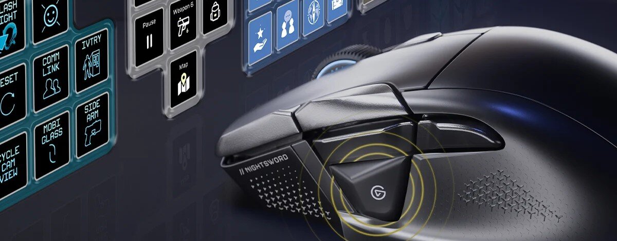 Corsair NIGHTSWORD v2 WIRELESS SD to coś więcej niż mysz gamingowa. Stream Deck będziecie mieli pod kciukiem Stream Deck trafił do myszy Corsaira. NIGHTSWORD v2 WIRELESS SD ma nietypowy przycisk