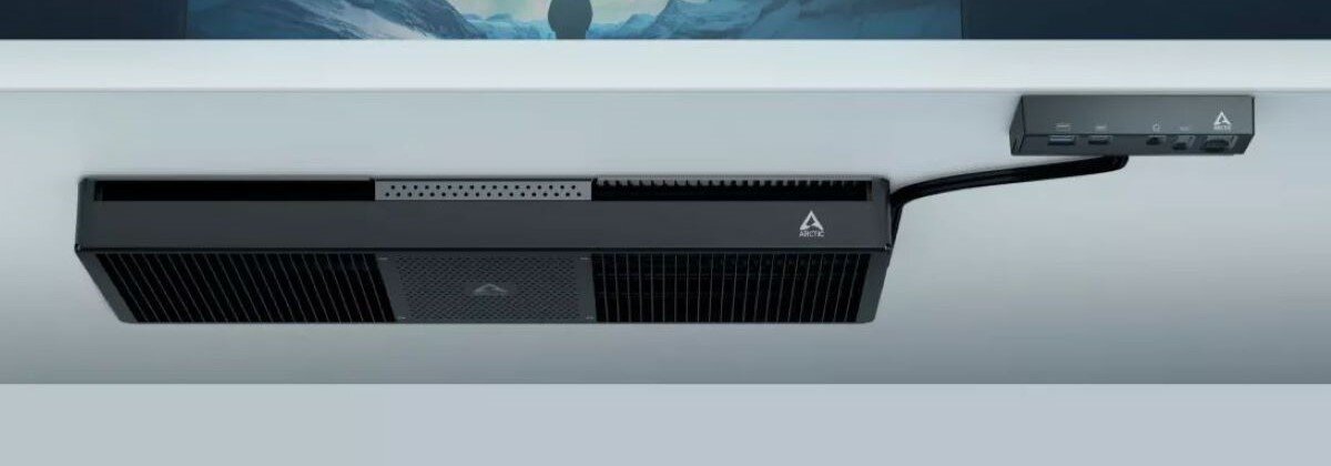 Arctic Senza – bezgłośny komputer mini PC do montażu pod biurkiem