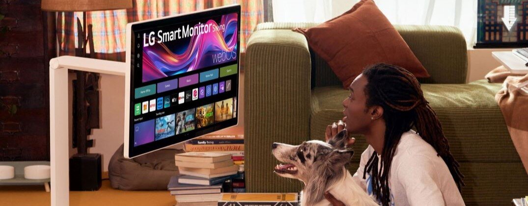 Nie tylko monitor! LG Smart Monitor Swing łączy zalety tabletu, telewizora i komputera – zaskoczy Cię funkcjami