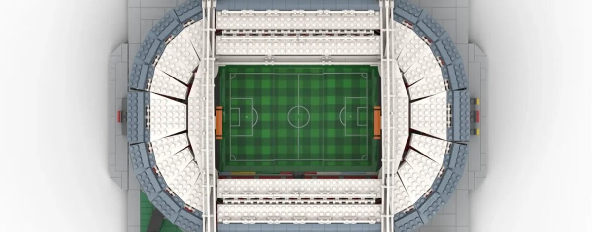 To byłaby gratka dla fanów piłki nożnej. Projekt legendarnego stadionu w przeglądzie LEGO Ideas LEGO Ideas
