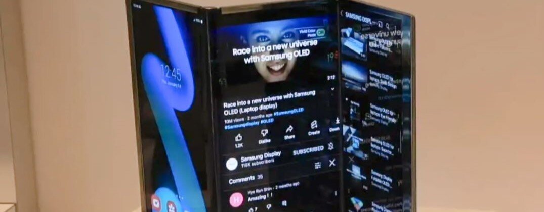 G Fold - ekran jak tablet, moc jak komputer? Samsung pracuje nad smartfonem z trzema panelami