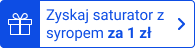 Zyskaj saturator z syropem za 1 zł