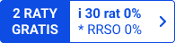 Dwie raty gratis i 30 rat 0%* RRSO 0%