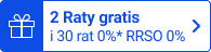 Dwie raty gratis i 30 rat 0% *RRSO 0%