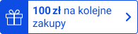 emblemat z napisem 100 zł na kolejne zakupy