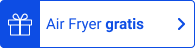 emblemat z niebieskim napisem air fryer gratis