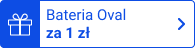 emblemat z niebieskim napisem bateria oval za 1 zł