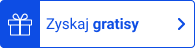 emblemat z niebieskim napisem zyskaj gratisy