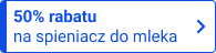 50% rabatu na spieniacz do mleka
