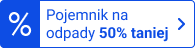 Pojemnik na odpady 50% taniej