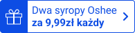Dwa syropy Oshee za 9,99 zł każdy
