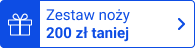 Zestaw noży 200 zł taniej