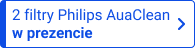 2 filtry Philips AquaClean w prezencie