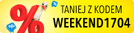 Taniej z kodem WEEKEND