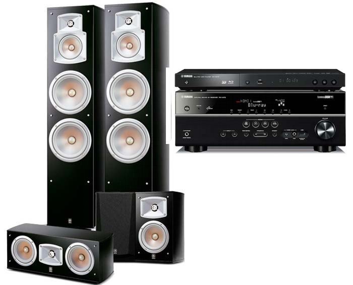 Yamaha NS-555 Set, Piano Black 555 333 333 444 YST-SW215) – купить ...