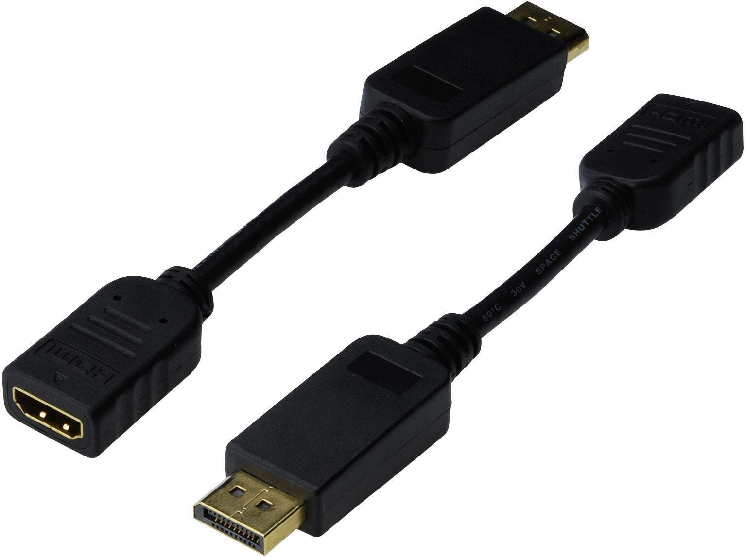 ASSMANN 0.15 m Adapter DisplayPort HDMI niskie ceny i opinie w