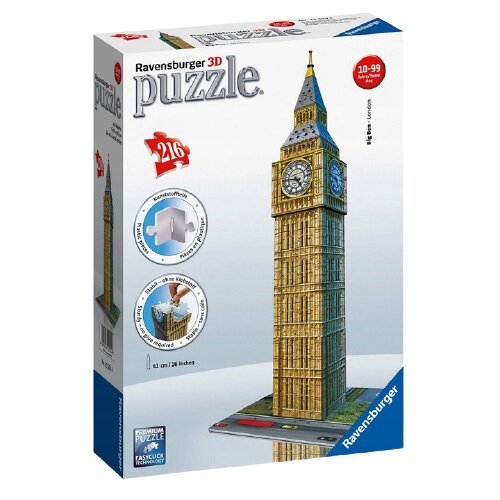 RAVENSBURGER Big Ben (216 elementów) Puzzle 3D - i opinie w Media