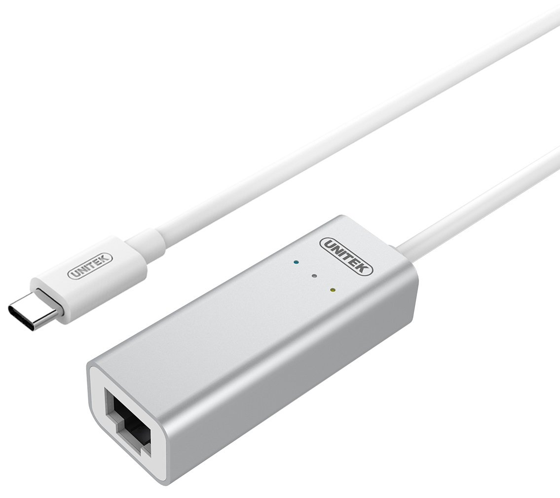 UNITEK 0.3 m Adapter USB TypC RJ45 niskie ceny i opinie w Media Expert