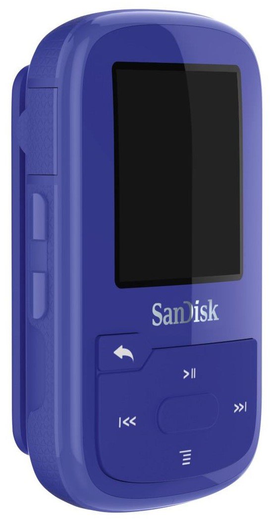 SANDISK Sansa Clip Sports Plus Bluetooth Niebieski Odtwarzacz MP3 niskie ceny i opinie w Media